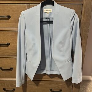 Calvin Klein Women's Light Blue Blazer
